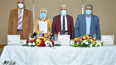 مناقشة رسالة ماجستير الباحثة شيماء صلاح عن نزيف ما بعد الولادة