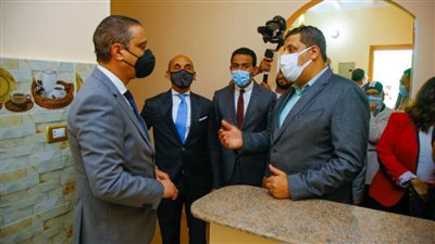 افتتاح أعمال إعادة إعمار قرى داود والصفيح بالفيوم