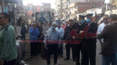 حملات للقضاء على الأسواق العشوائية وإزالة الإشغالات بـ