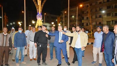محافظ سوهاج يتفقد أعمال تطوير ميدان الشبان المسلمين