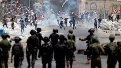 إصابة 22 فلسطينيًا إثر مواجهات مع الاحتلال في محافظة نابلس