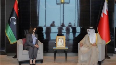  وزير الخارجية البحريني يلتقي بوزيرة الخارجية والتعاون الدولي بدولة ليبيا