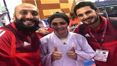 منة شعبان تتوج بفضية بطولة العالم للكاراتيه