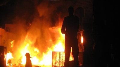 اندلاع حريق هائل بوحدة الإيداع بمحافظة الإسكندرية