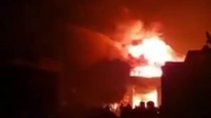 صورة من الحريق