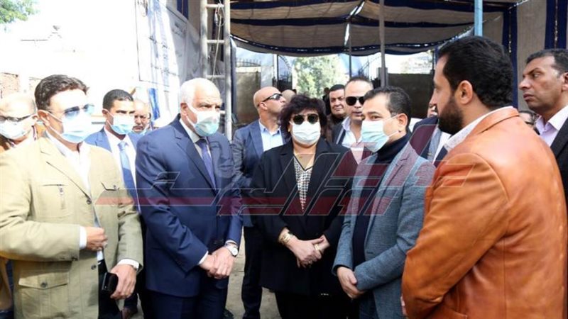 وضع حجر اساس مسرح