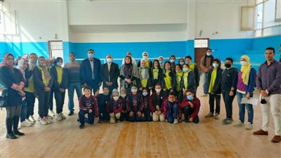 وكيل تعليم بني سويف يتفقد مدرسة النور للمكفوفين ويكرم المتميزين رياضيًا وفنيًا 