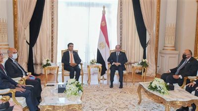 عاجل| رئاسة الجمهورية: الرئيس السيسي يلتقي رئيس جمهورية مدغشقر