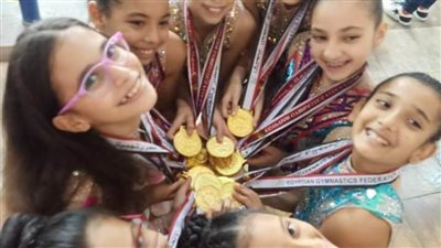 الجياد يحقق نتائج رائعة في بطولة كأس مصر للجمباز تحت ١١ سنة