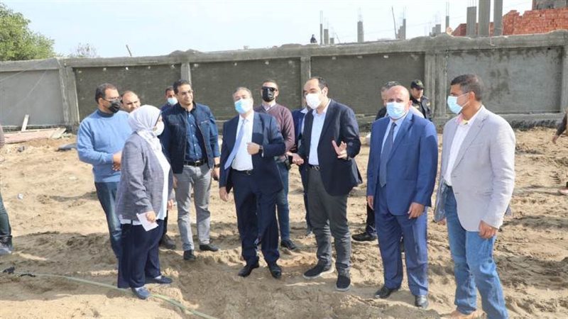 محافظ المنوفية بالمدفن