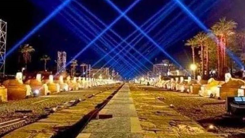 طريق الكباش بالأقصر