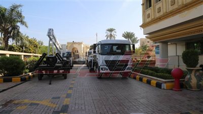 توزيع سيارات كسح مياه ومقطورة كهرباء للوحدات المحلية بكفر الشيخ