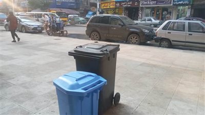 حملات مكبرة للتأكد من وضع حاويات القمامة أمام المنشآت والمحلات