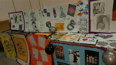 طلاب جامعة حلوان يتنافسون في مسابقة فنية 