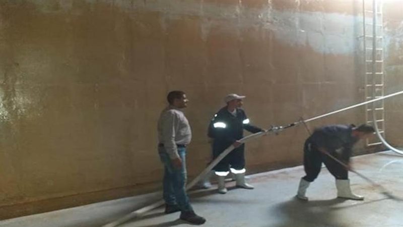 استمرار أعمال تطهير