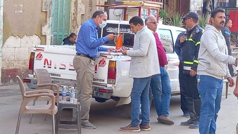 رئيس مركز مغاغة يتابع