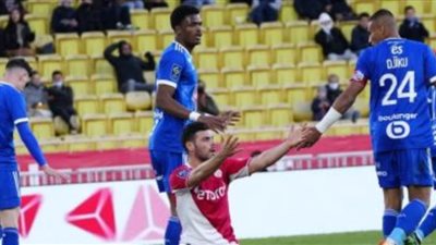 فوز ستاد بريست على بوردو 2ـ1.. وتعادل موناكو أمام ستراسبورج 1/1 في الدوري الفرنسي