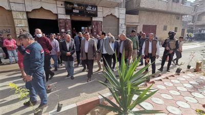 محافظ البحيرة يتابع أعمال رصف وتطوير شارع الوحدة المحلية بأبو حمص