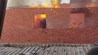 تفاصيل نشوب حريق بسوق الجملة بالمنصورة