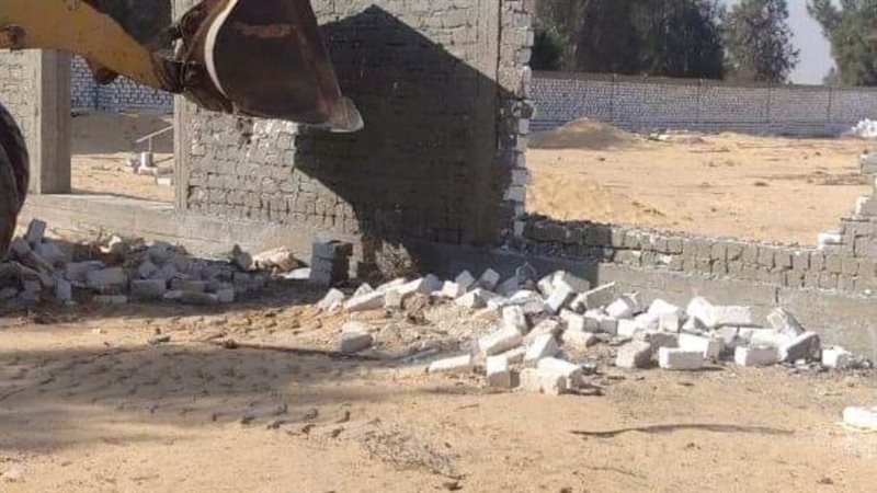 إزالة التعديات بالبحيرة