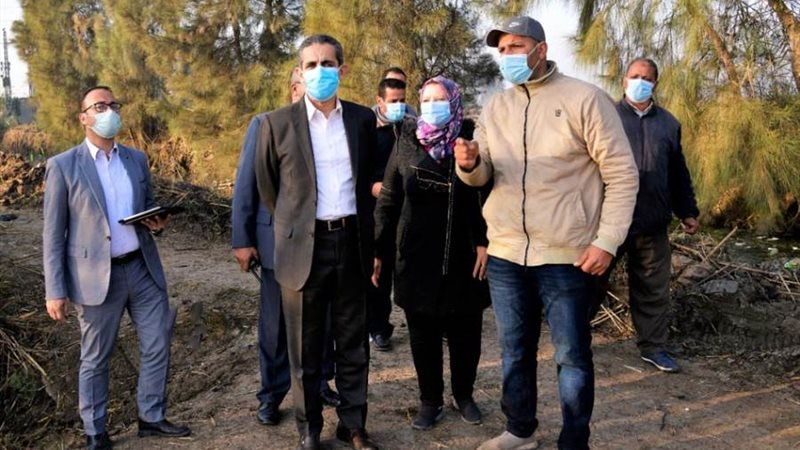 محافظ الغربية يتفقد