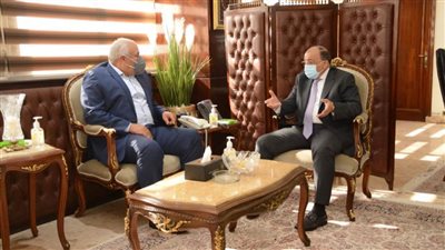 شعراوي يتابع مع محافظ الوادي الجديد المشروعات التنموية ومعدلات تنفيذ 