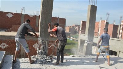 حملة مكبرة لإزالة التعديات على الأراضي الزراعية ضمن الموجة الـ 18 بقليوب