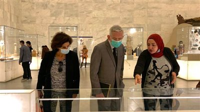 متحف الحضارة يستقبل سفير فرنسا