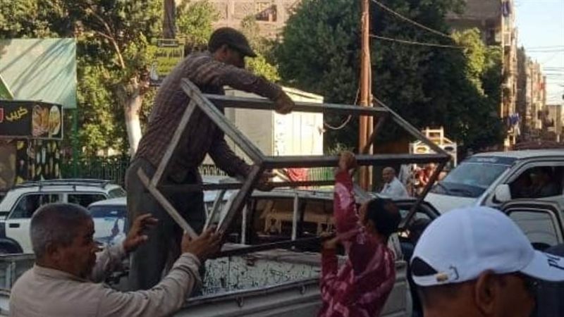 حملة إشغالات الباعة