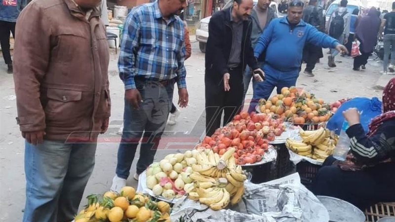 إزالة الإشغالات بأشمون