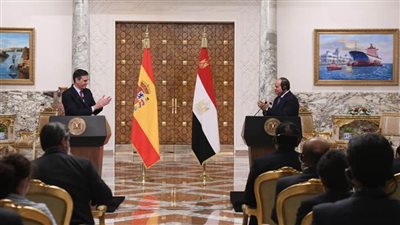 استقبال الرئيس السيسي لرئيس حكومة مملكة إسبانيا بالاتحادية × 15 صورة