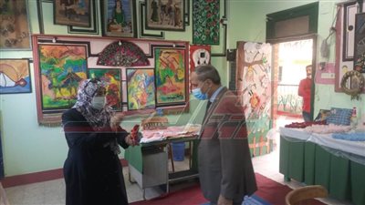 وكيل تعليم كفر الشيخ يتفقد مدرسة التربية الفكرية