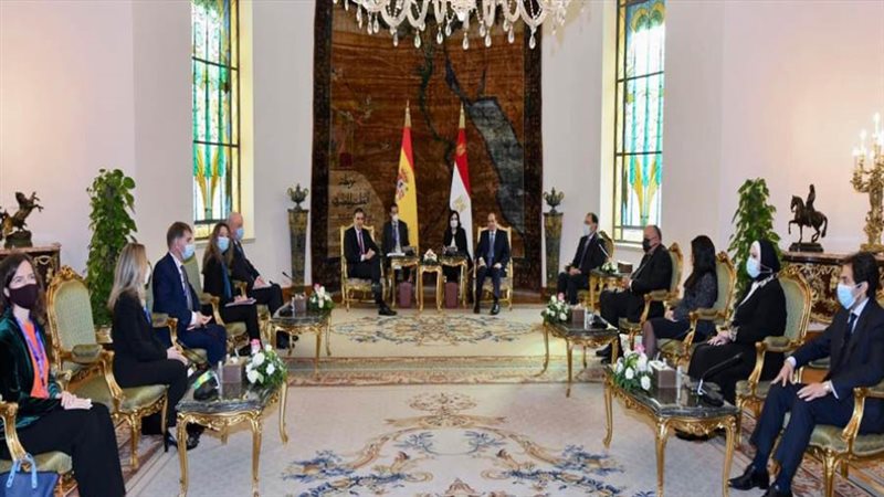 الرئيس السيسي خلال