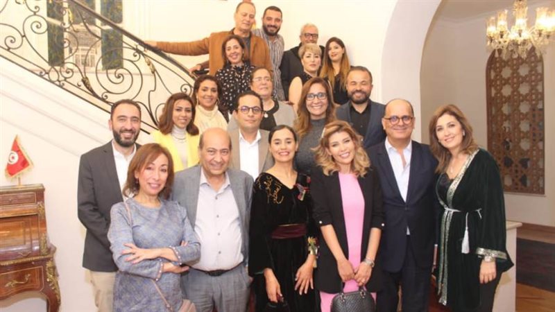 السفير التونسى مع