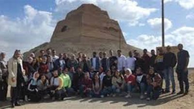 وفد جامعة الإسكندرية يزور معالم بني سويف الأثرية والتاريخية 