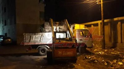 حملات تموينية ونظافة ليلية بمدينة دسوق في كفر الشيخ