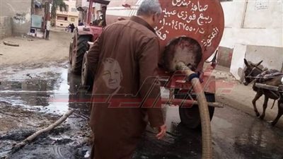 تسليك وتطهير بيارات الصرف الصحي بشوارع كفر الشيخ