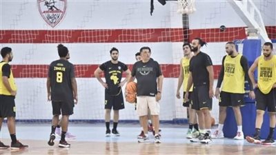 سلة الزمالك يواصل الاستعداد لمواجهة الجزيرة في دوري السوبر