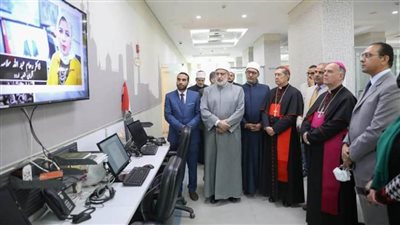 مرصد الأزهر يستقبل رئيس المجلس البابوي بالفاتيكان