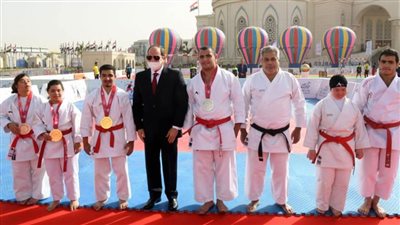 الرئيس السيسي يشاهد الفعاليات الرياضية لأبطال الاتحاد الرياضي المصري لأصحاب القدرات الخاصة