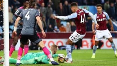 استون فيلا يفوز على ليستر سيتي في الدوري الإنجليزي 