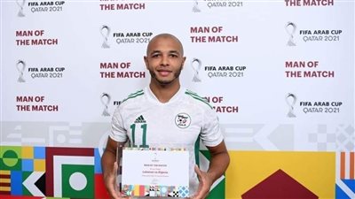 كأس العرب.. براهيمي أفضل لاعب في مباراة الجزائر ولبنان 
