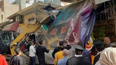 رفع ٨٨١ حالة إشغال طريق في حملة مكبرة بالبحيرة 