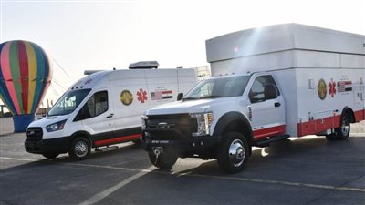 مصر تستقبل عيادات طبية متنقلة لمجابهة كورونا مقدمة كإهداء من الولايات المتحدة