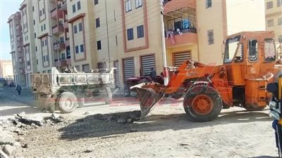 حملات مكثفة للنظافة والتجميل بالبرلس في كفر الشيخ