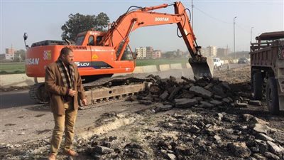 تطوير ورفع كفاءة وتوسعة محور الليثي بالبحيرة 