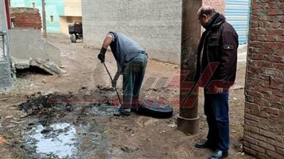 تسليك خفض المنسوب وتحسين الخدمات والمرافق بسيدي سالم