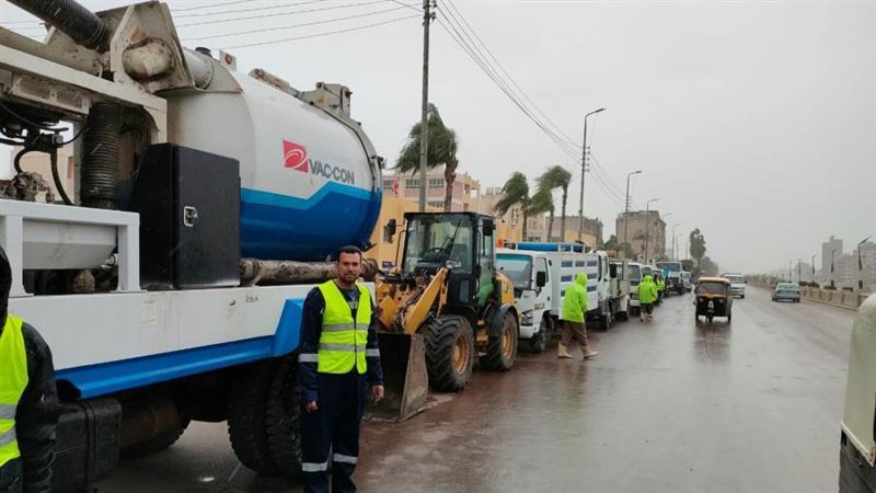 سقوط أمطار غزيرة