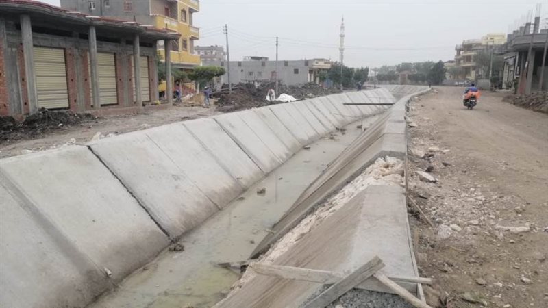 تبطين ترعة الكفر