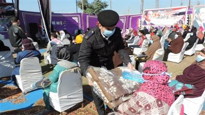 الداخلية توجه قوافل إنسانية لتوزيع المساعدات العينية على المواطنين